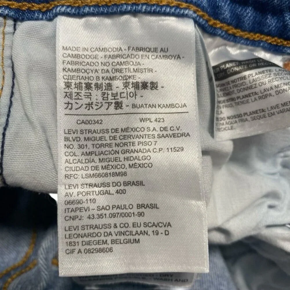 Levi's - Ribcage Short in Mid-wash Blue - 26 - CO Cambodia